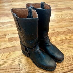 Frye 81327 Men's Harness 12R Boots Black Size 9.5D